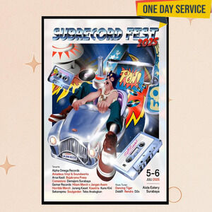 Subrecord Fest 2025 July 5-6 Aiola Eatery Jl Slamet Surabaya Poster